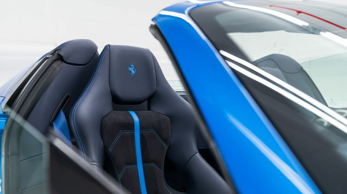 488 Spider Blu Corsa